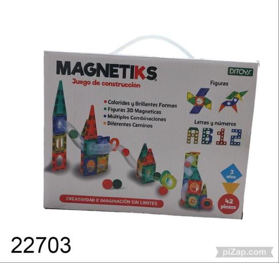Imagen de JUEGO DE CONSTRUCCION MAGNETICS 42 PZAS 7.25